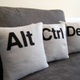 Illustration for article titled Ctrl-Alt-Del Cushions Reboot Your Living Room Style